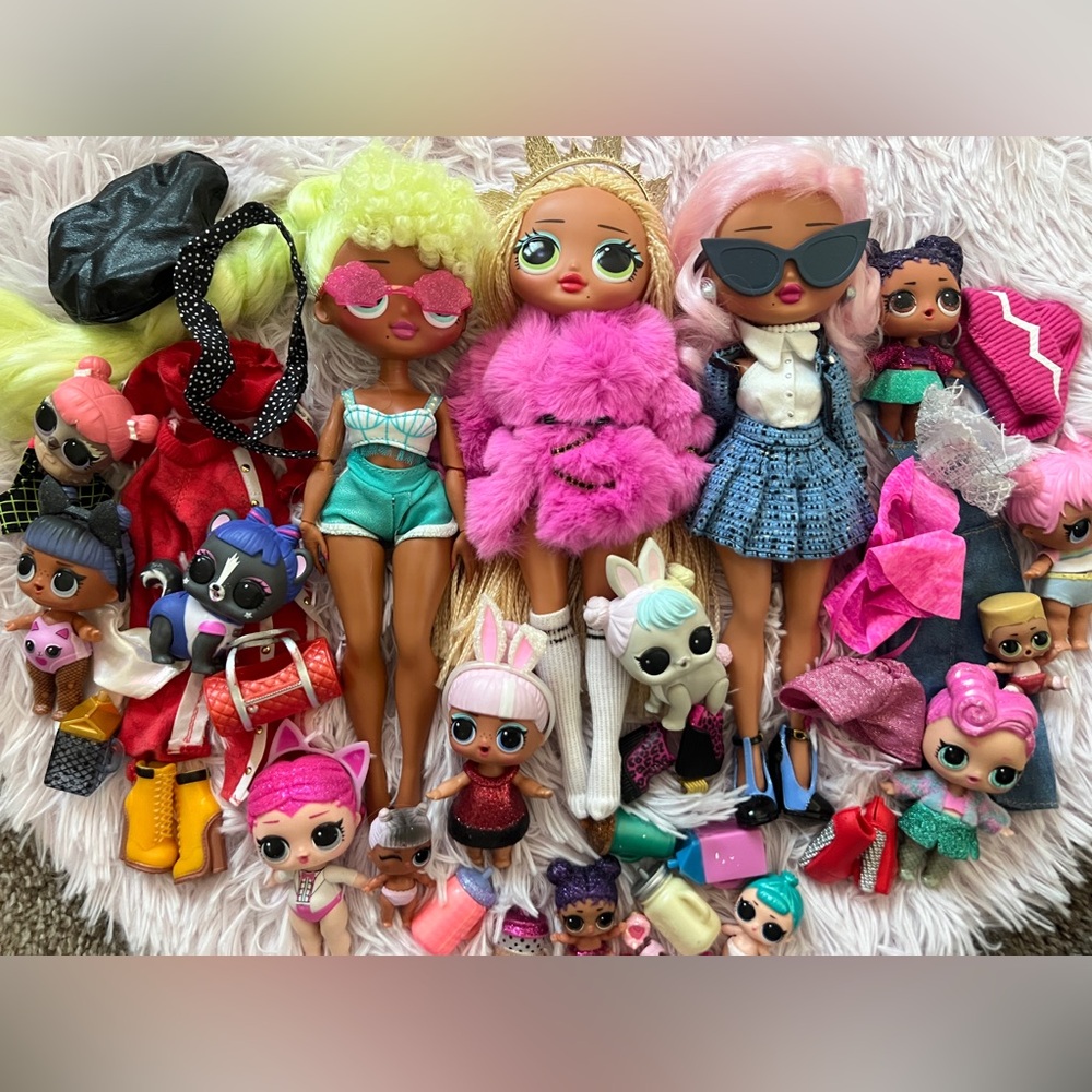 Pre-Loved OMG/LOL Doll Mixed Lot